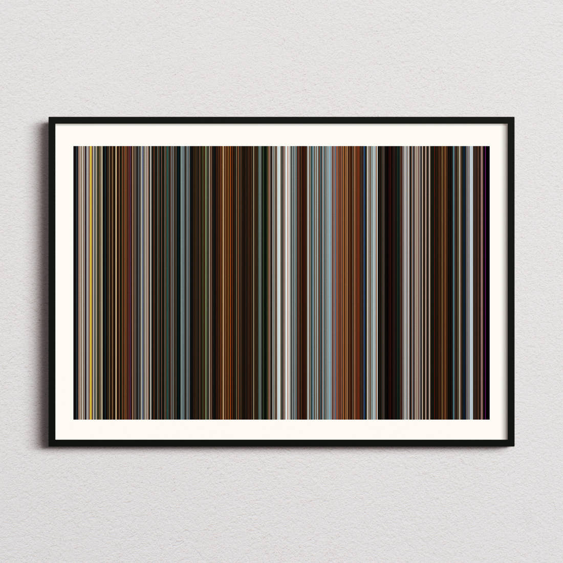 Babygirl Movie Barcode Poster - Barcode Only
