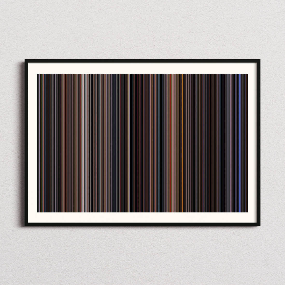 Back to the Future Part II Movie Barcode Poster - Barcode Only