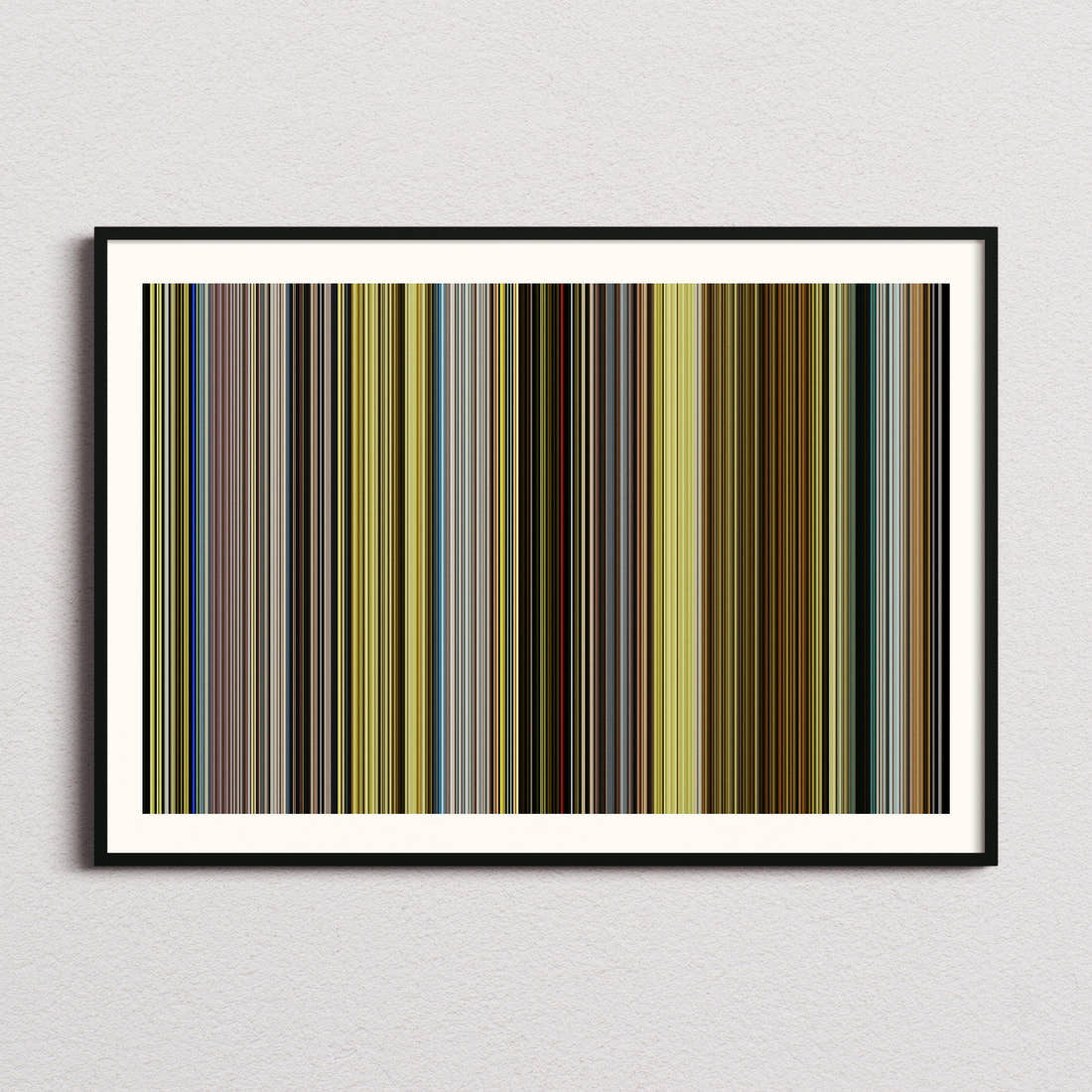 Backrooms Movie Barcode Poster - Barcode Only