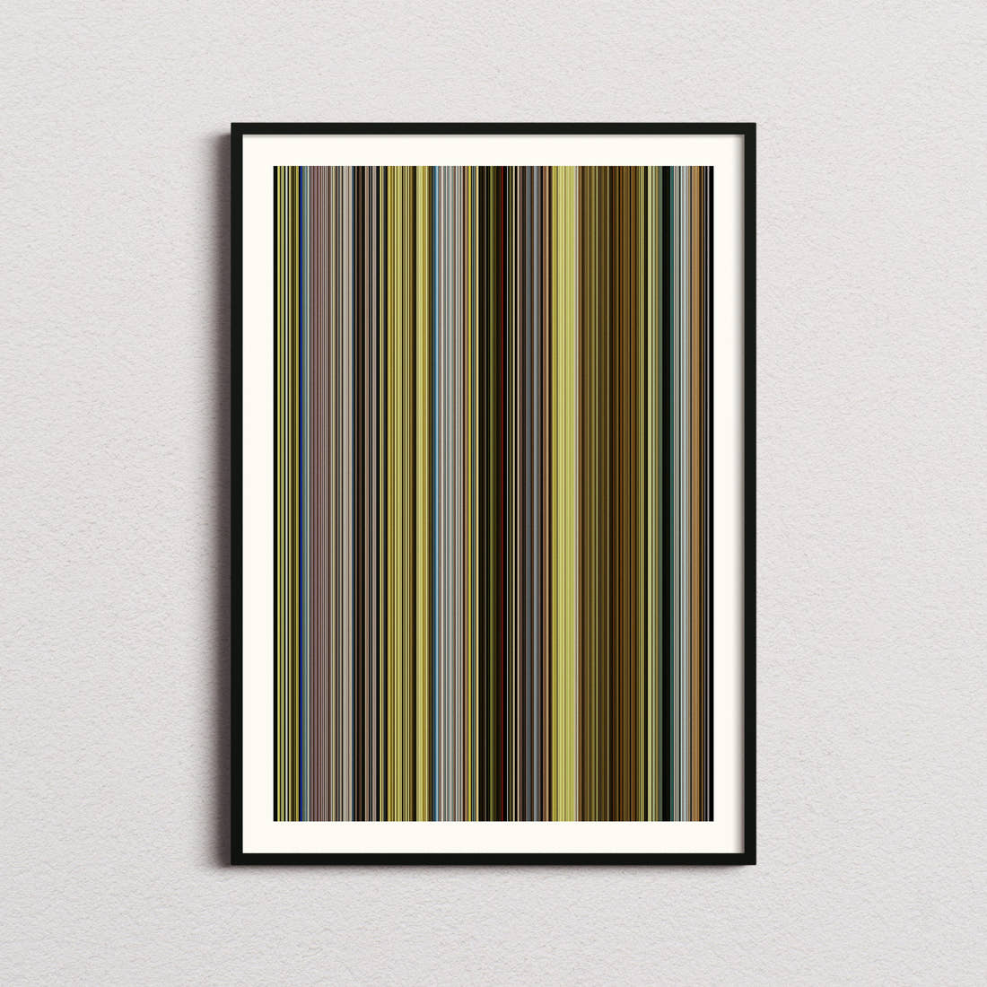 Backrooms Movie Barcode Poster - Barcode Only