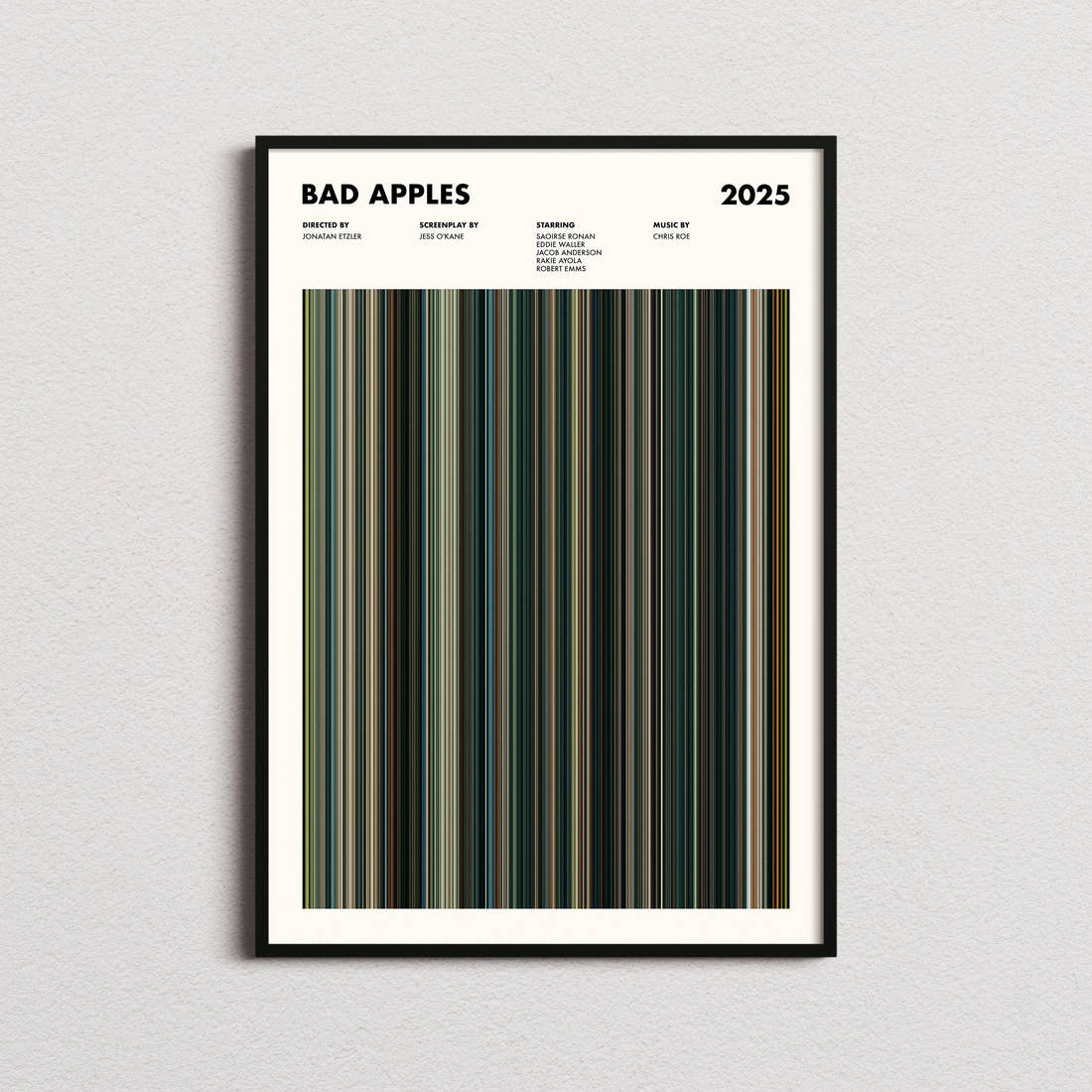 Bad Apples Movie Barcode Poster