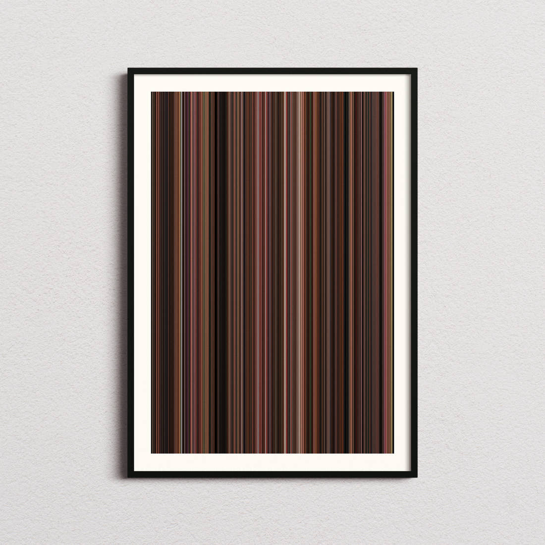 Bad Santa Movie Barcode Poster - Barcode Only