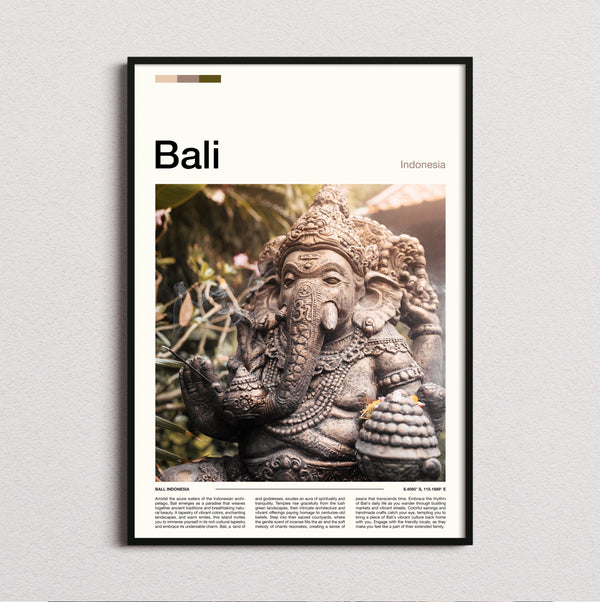 Bali - Ganesha Statue - Travel Print