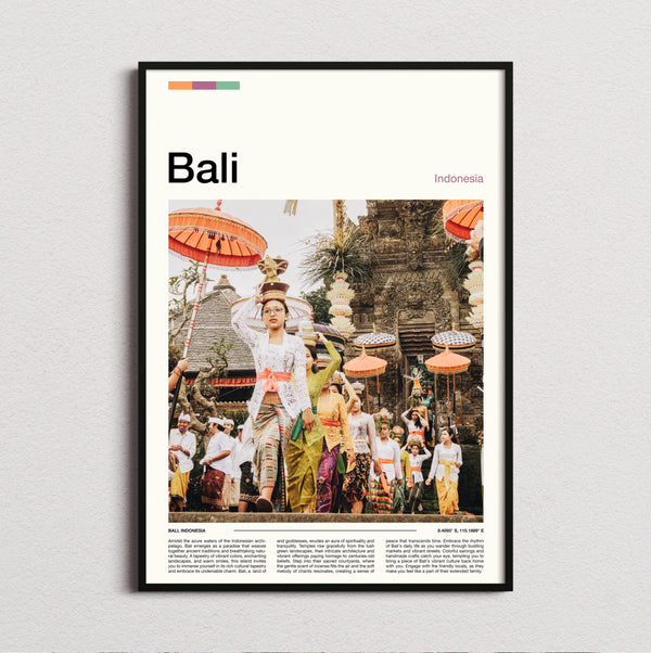 Bali - Traditional Dancers - Travel Print