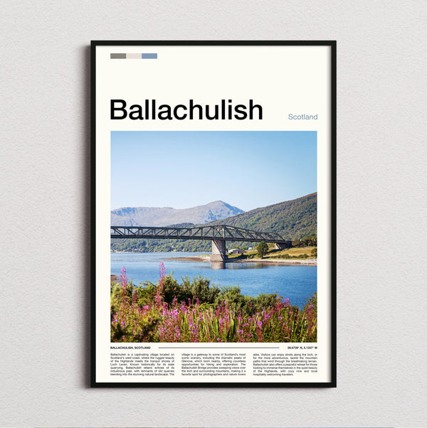 Ballachulish - Bridge Over The Loch - Travel Print