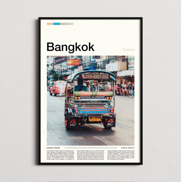 Bangkok - Tuk-Tuk - Travel Print