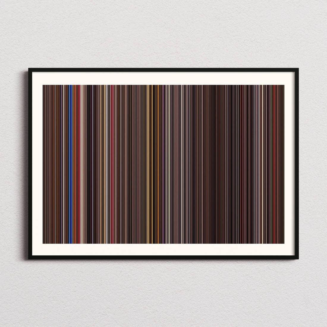 Barbarella Movie Barcode Poster - Barcode Only