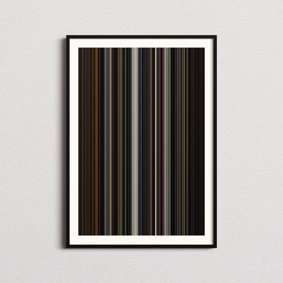 Barbarian Movie Barcode Poster - Barcode Only