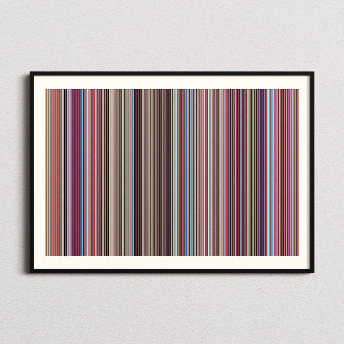 Barbie Movie Barcode Poster - Barcode Only