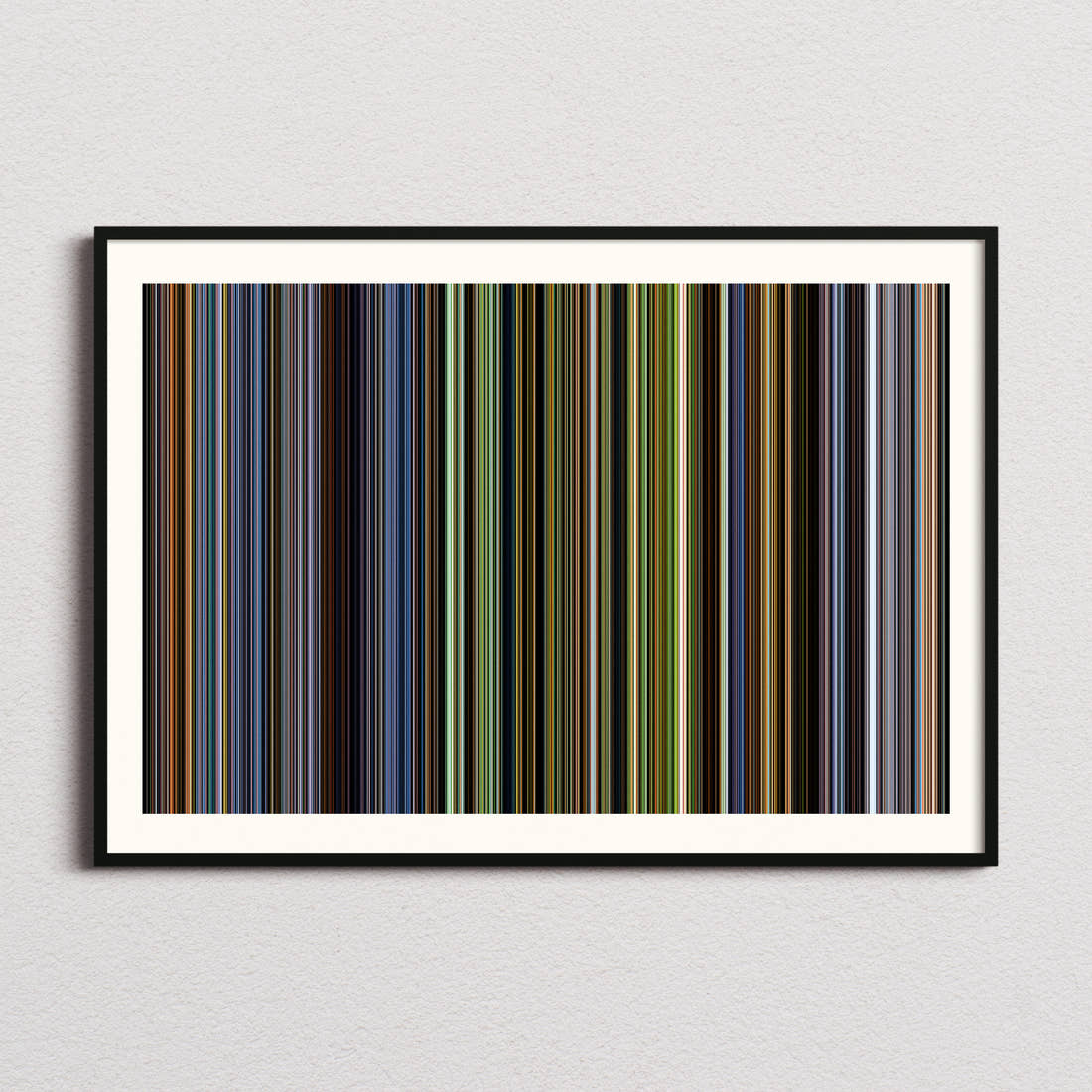 Barfi! Movie Barcode Poster - Barcode Only