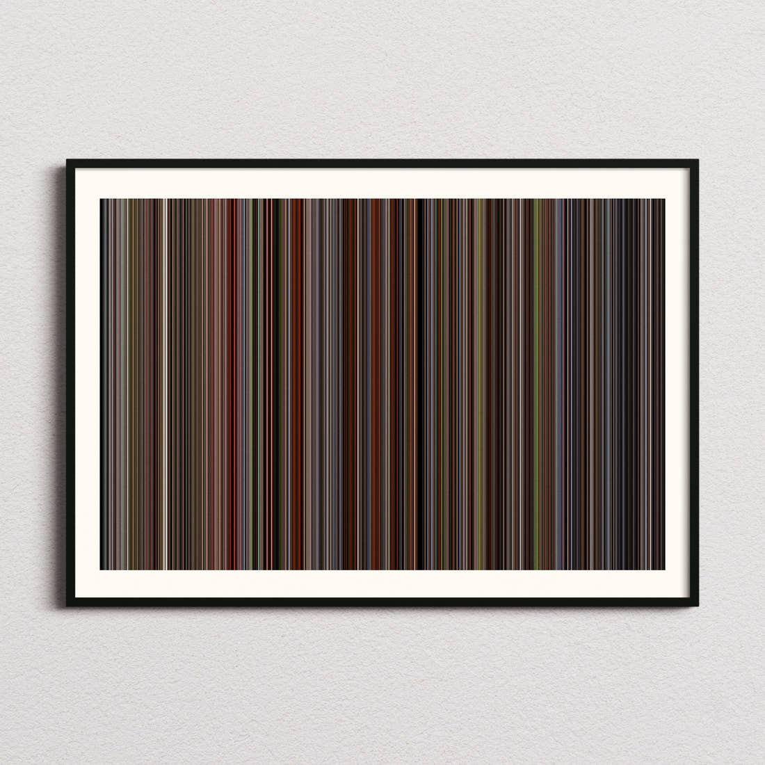 Barry Lyndon Movie Barcode Poster - Barcode Only