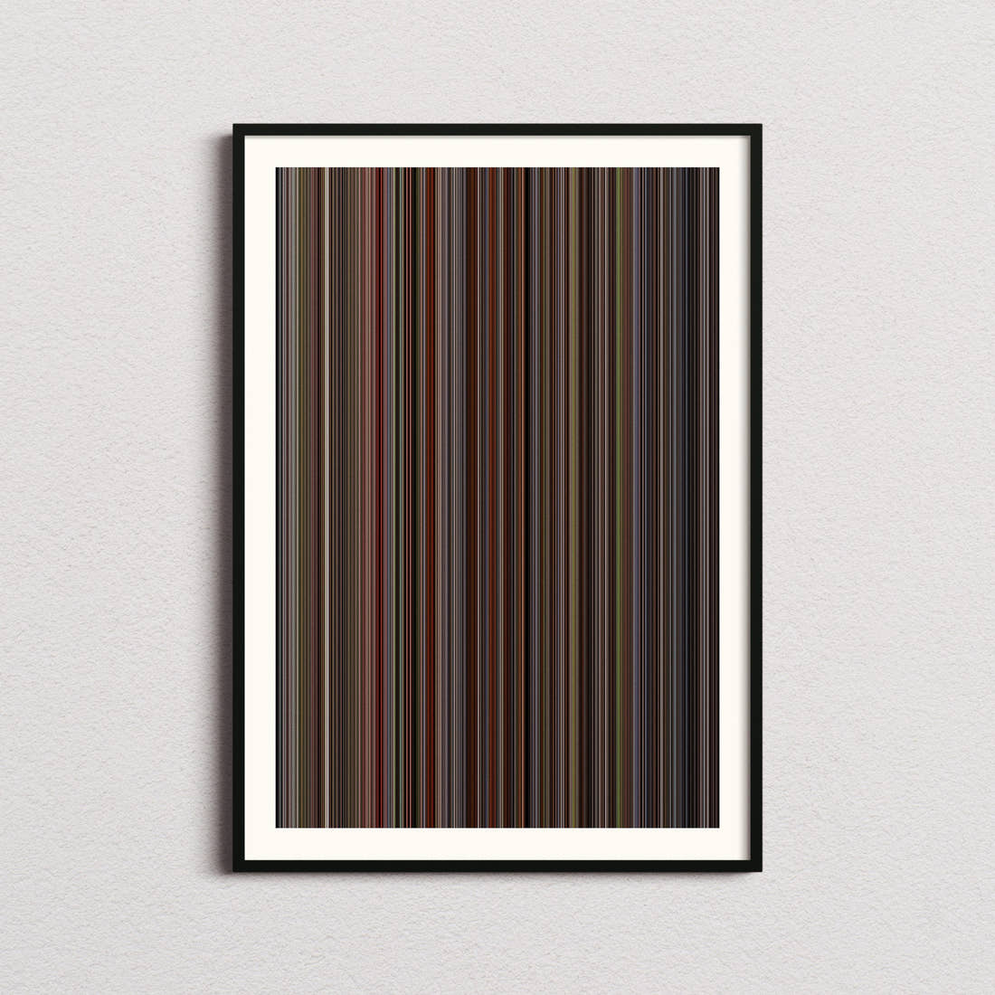 Barry Lyndon Movie Barcode Poster - Barcode Only