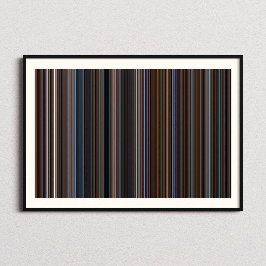 Basic Instinct Movie Barcode Poster - Barcode Only
