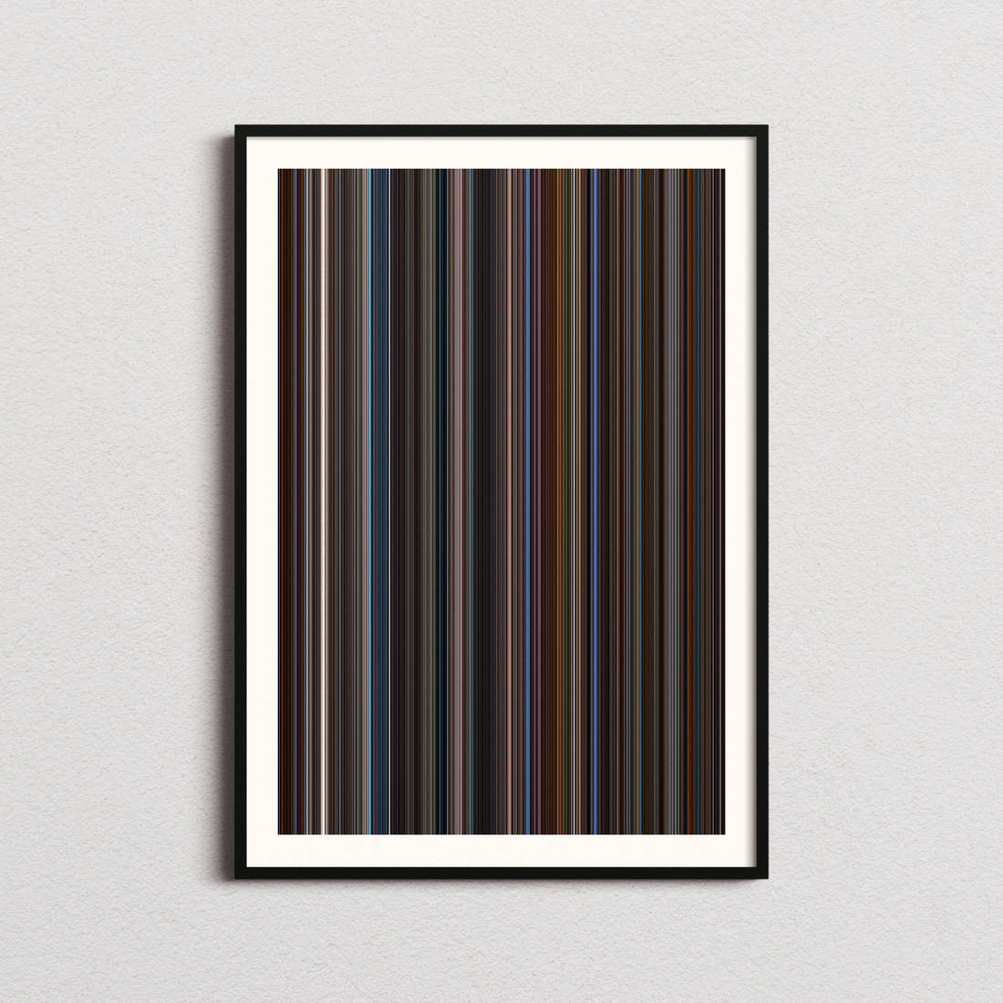Basic Instinct Movie Barcode Poster - Barcode Only