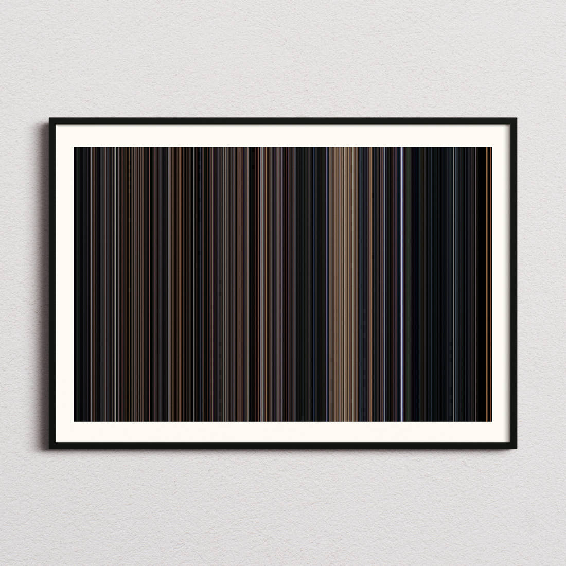 Batman Movie Barcode Poster - Barcode Only