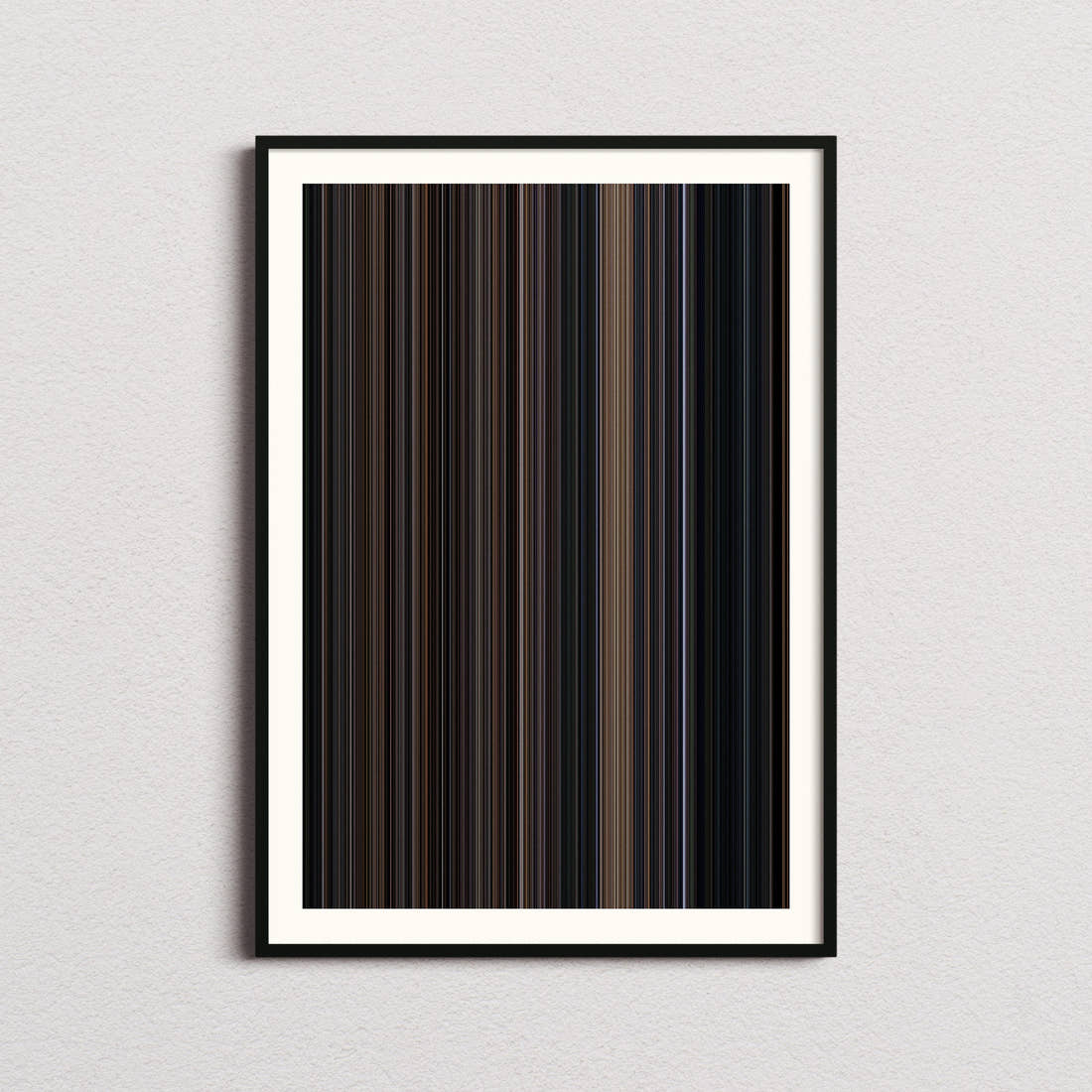 Batman Movie Barcode Poster - Barcode Only