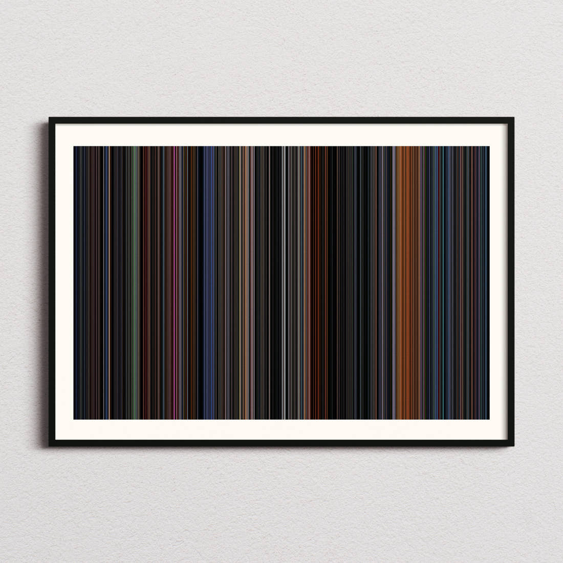 Batman Returns Movie Barcode Poster - Barcode Only