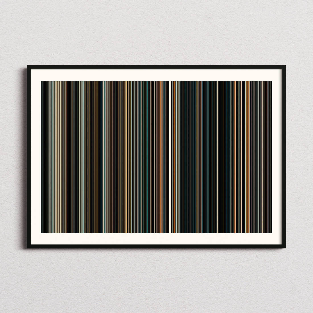 Batman v Superman: Dawn of Justice Movie Barcode Poster - Barcode Only