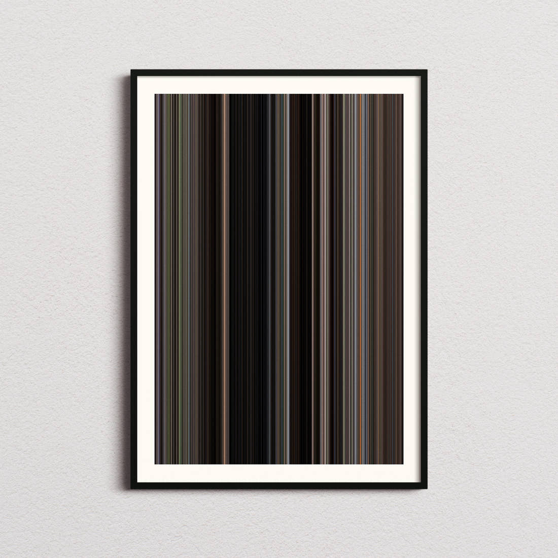 Battle for the Planet of the Apes Movie Barcode Poster - Barcode Only