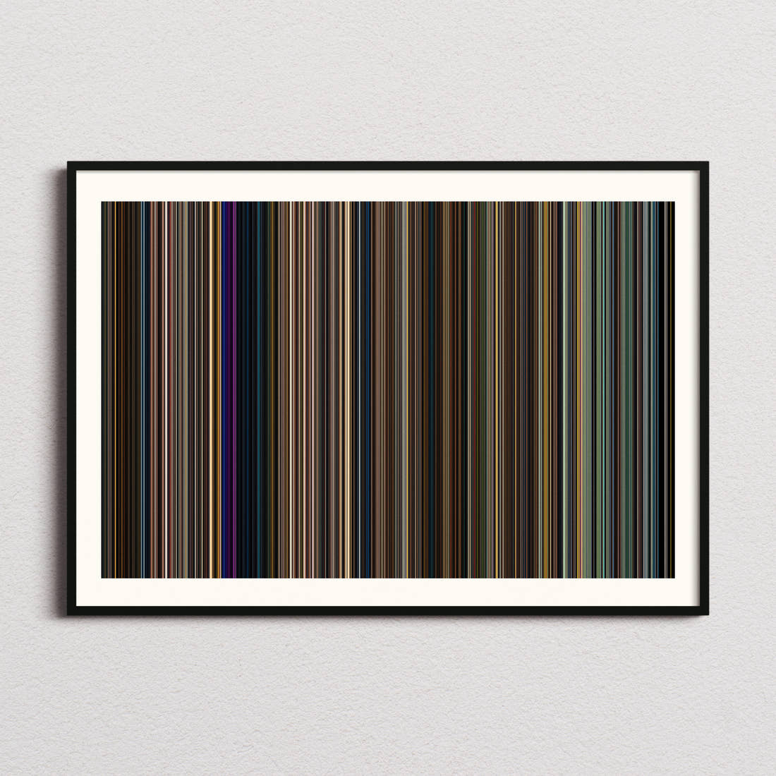 Battle of the Sexes Movie Barcode Poster - Barcode Only