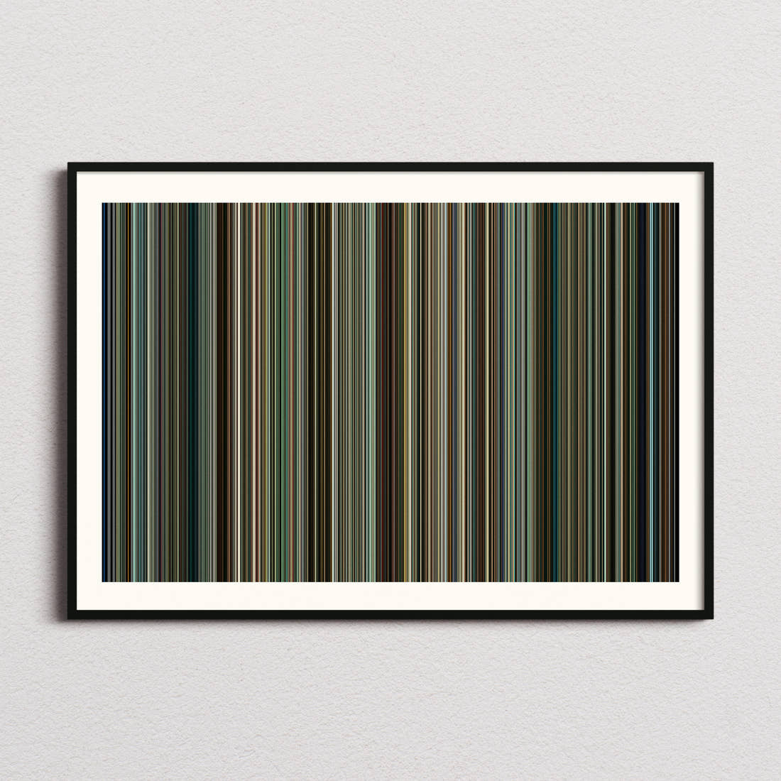 Be Kind Rewind Movie Barcode Poster - Barcode Only