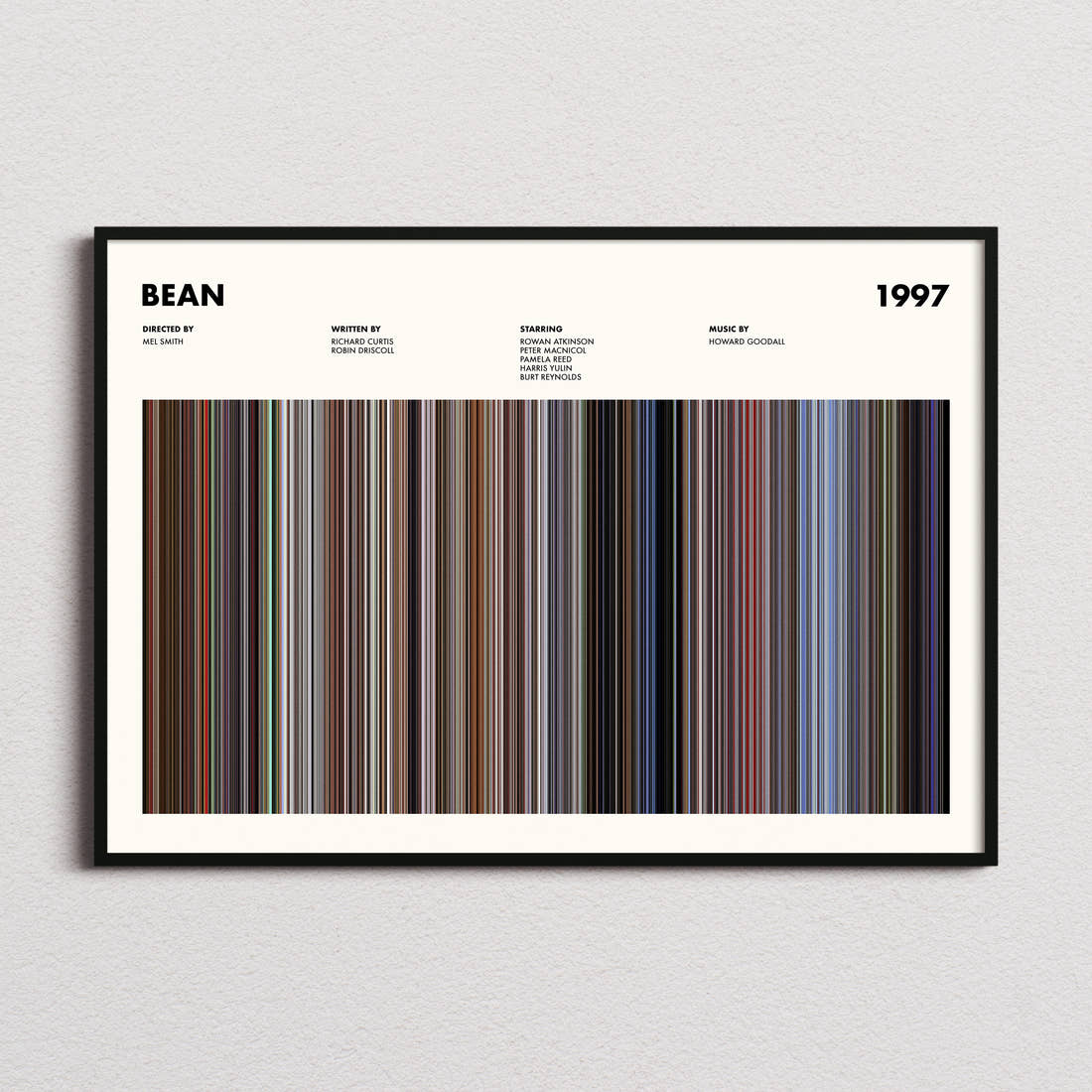 Bean Movie Barcode Poster
