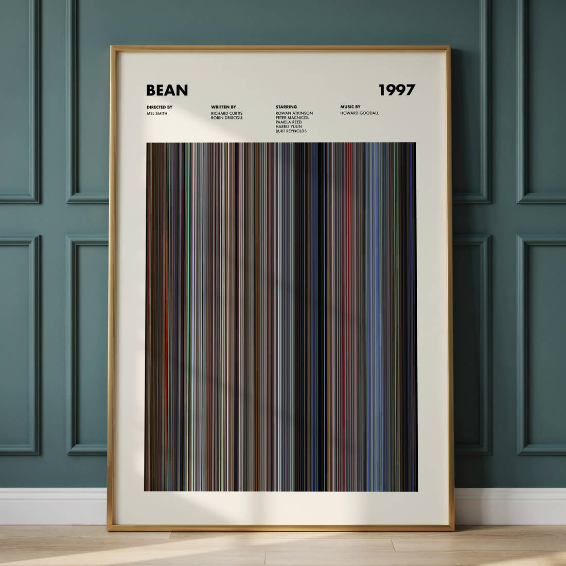 Bean Movie Barcode Poster