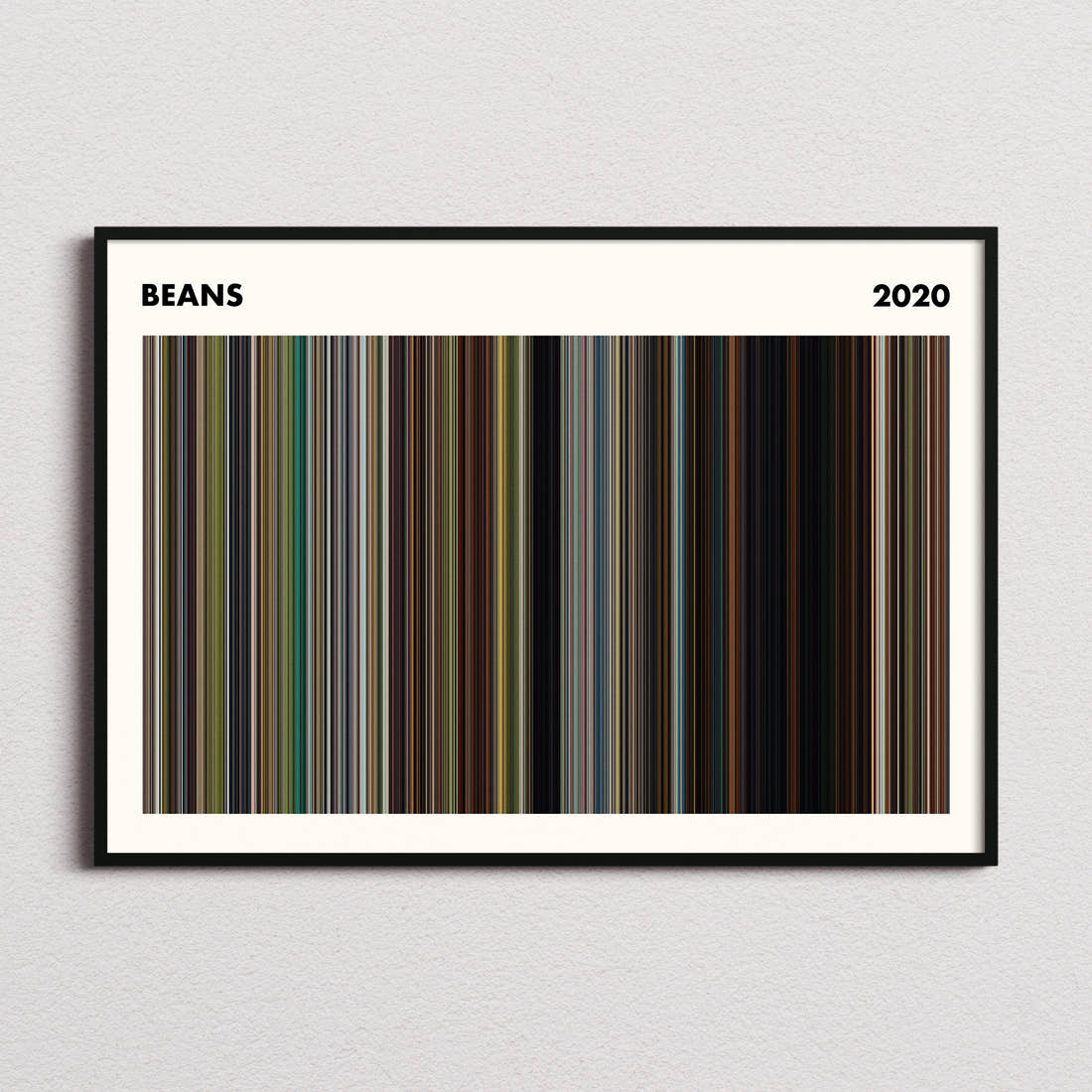 Beans Movie Barcode Poster - Simplified