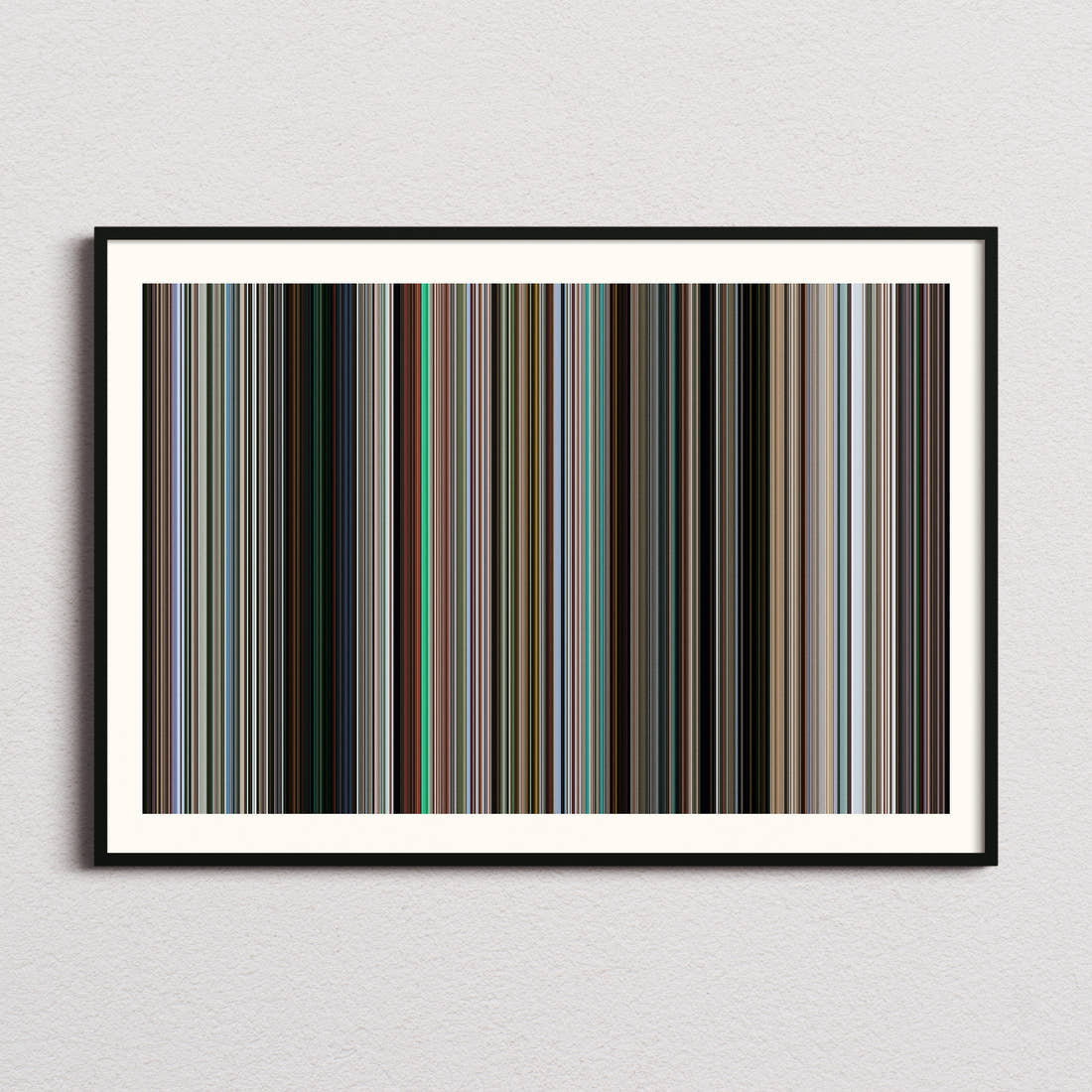 Beau Travail Movie Barcode Poster - Barcode Only