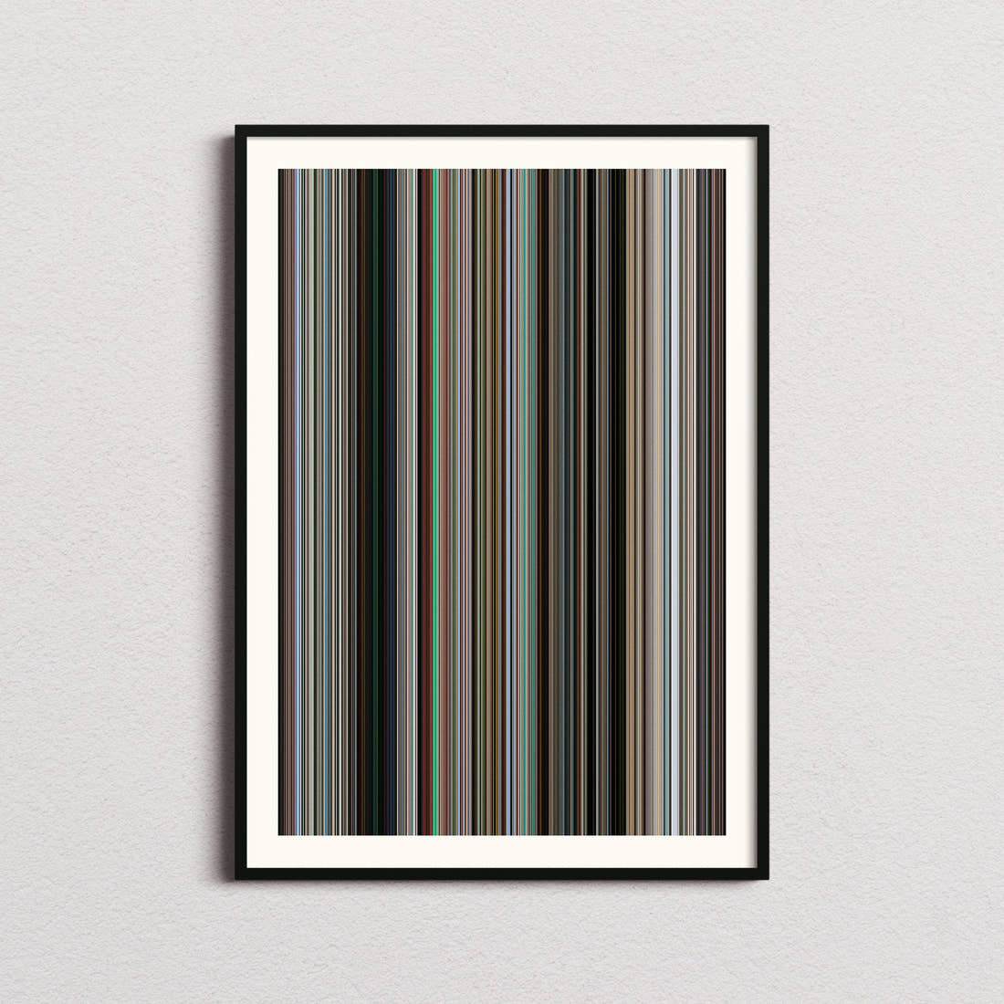 Beau Travail Movie Barcode Poster - Barcode Only