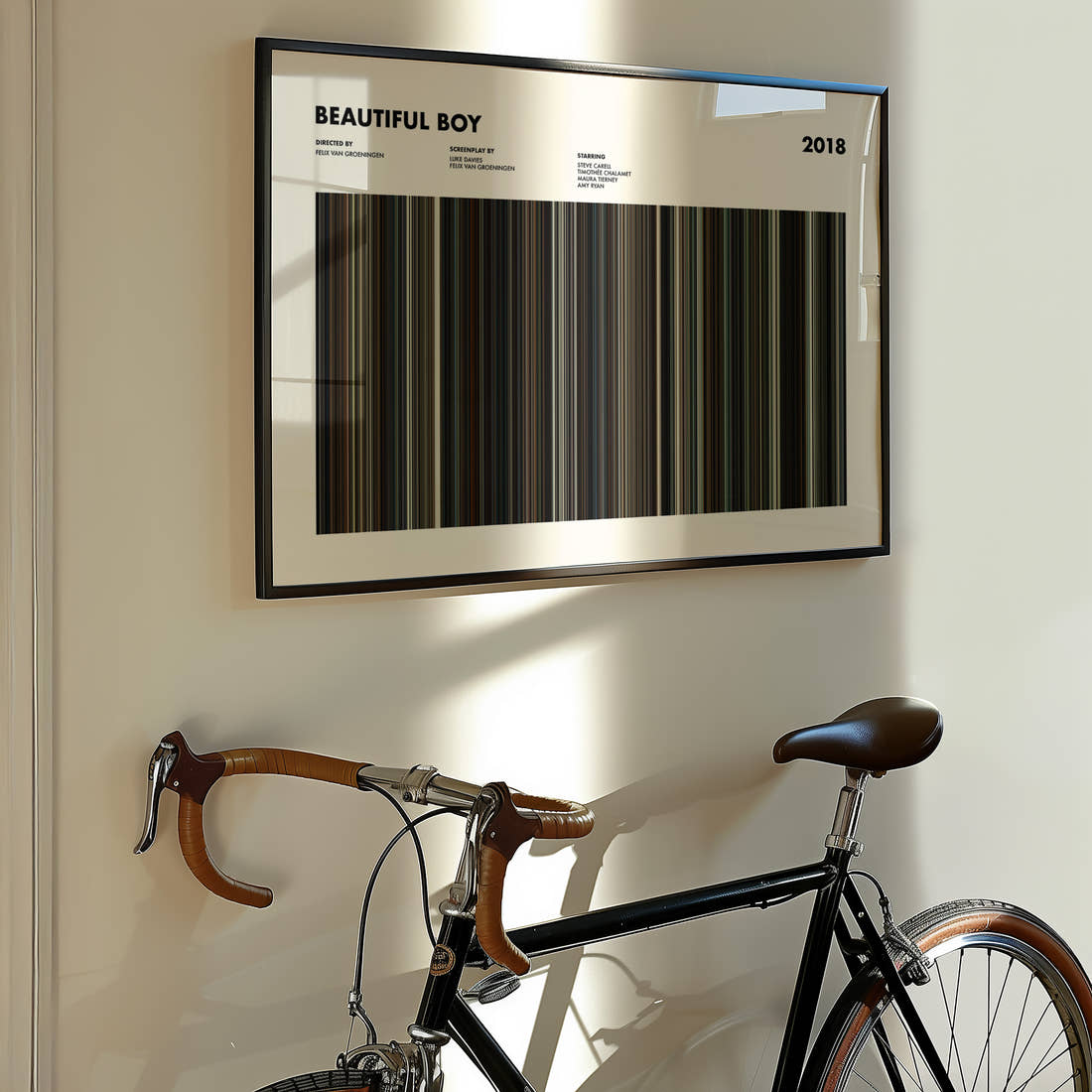 Beautiful Boy Movie Barcode Poster