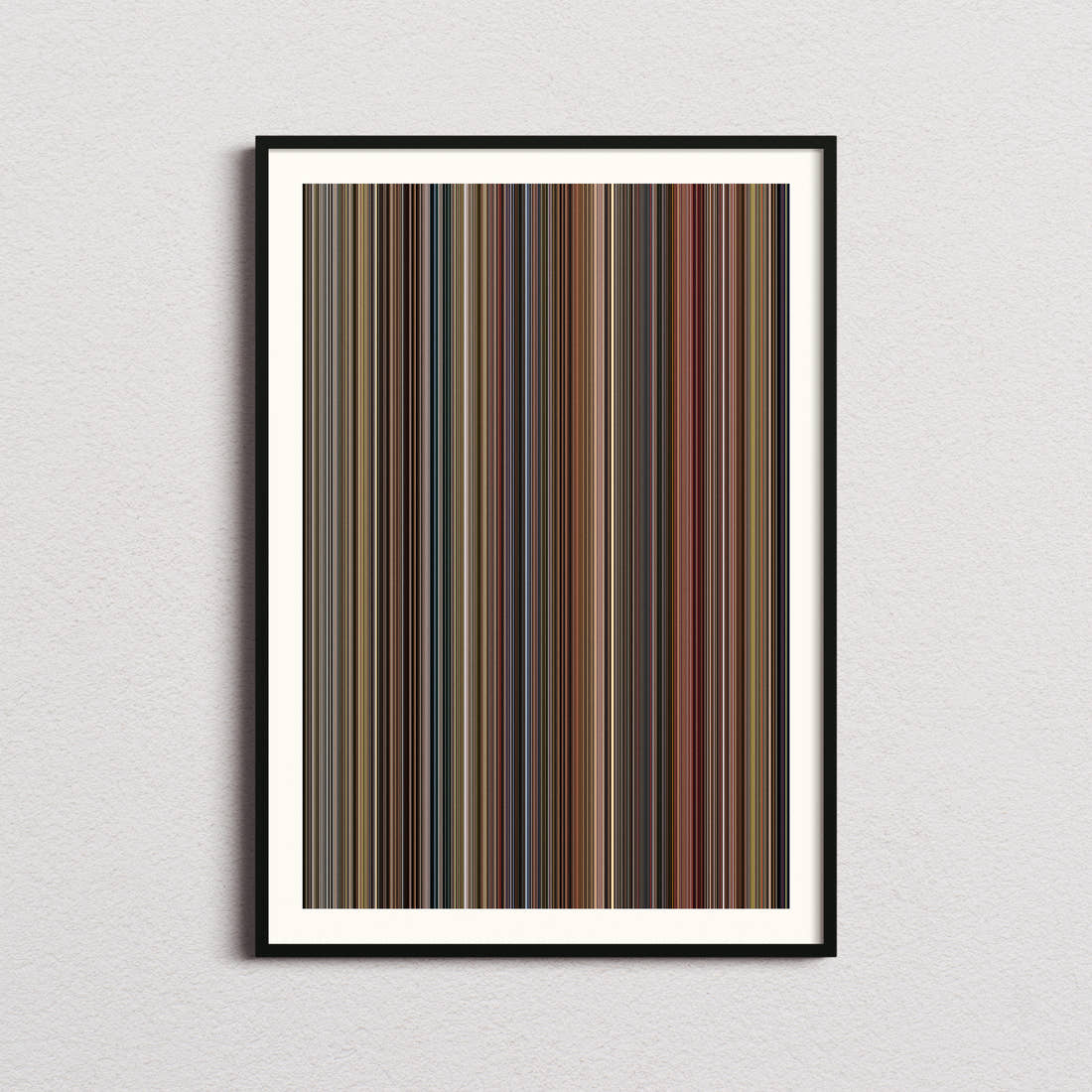 Bedtime Stories Movie Barcode Poster - Barcode Only