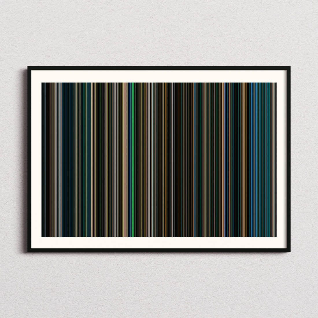 Beetlejuice Beetlejuice Movie Barcode Poster - Barcode Only
