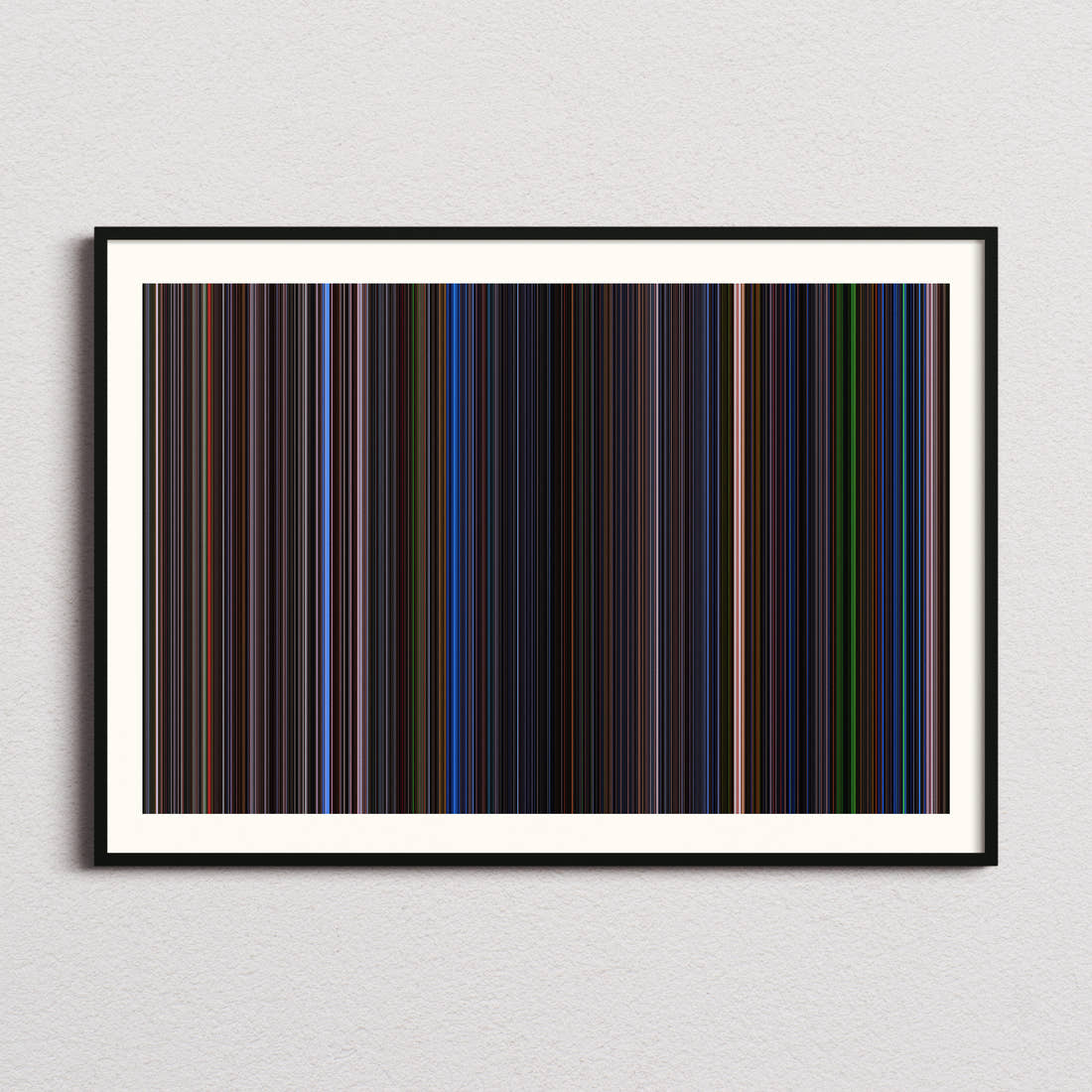 Beetlejuice Movie Barcode Poster - Barcode Only