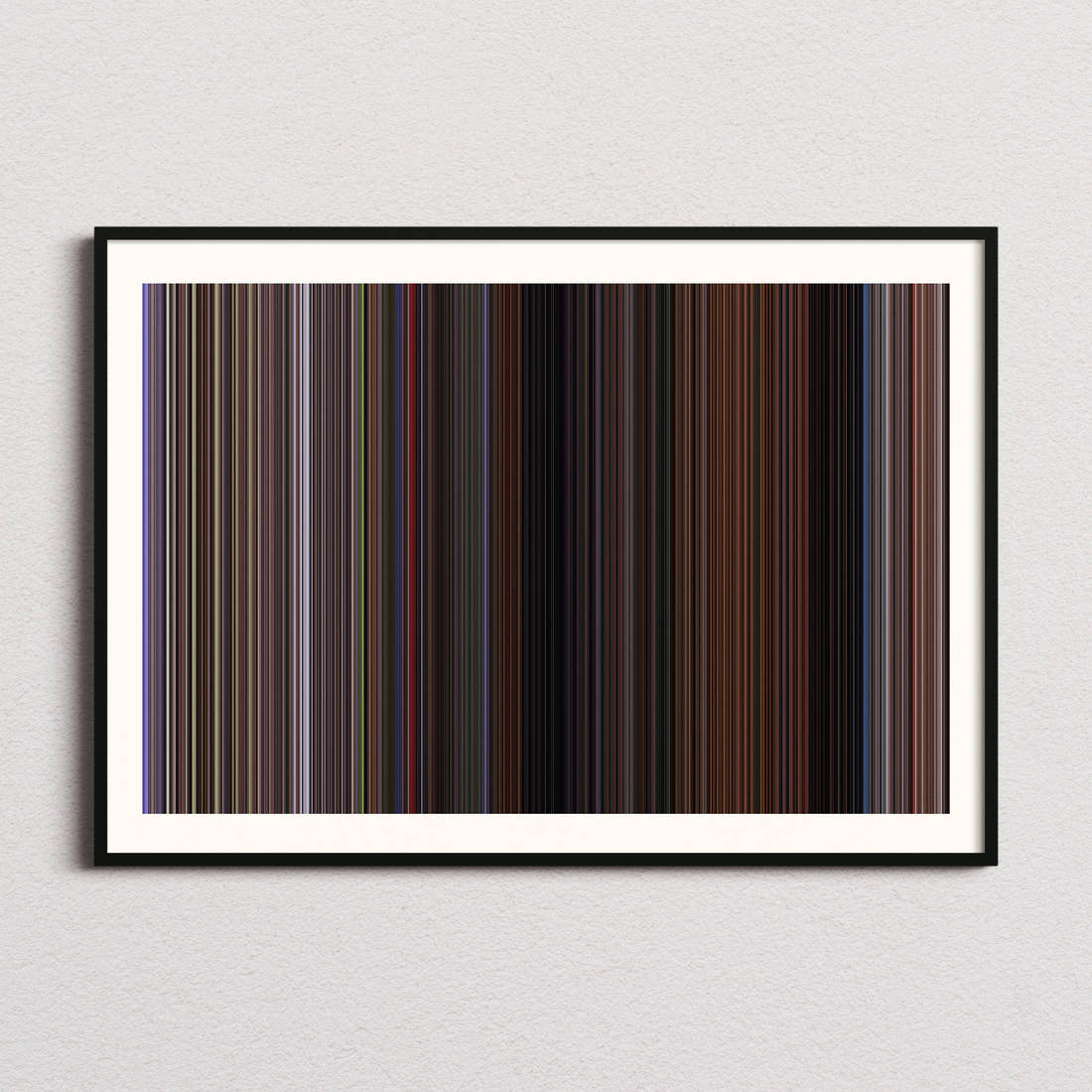 Before Sunrise Movie Barcode Poster - Barcode Only