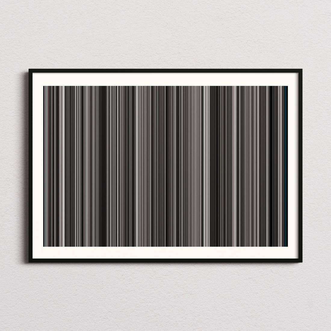 Belfast Movie Barcode Poster - Barcode Only
