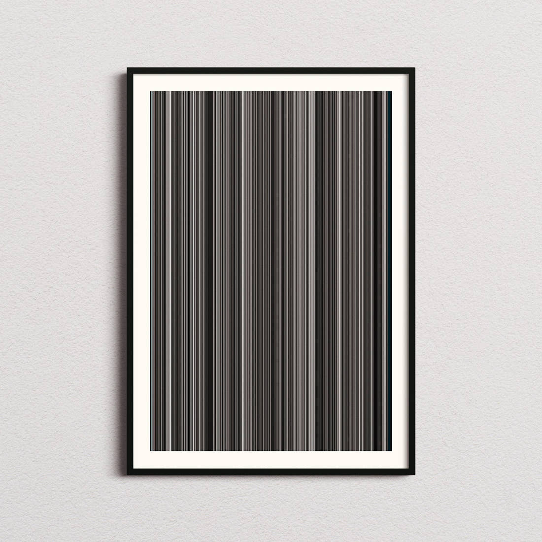 Belfast Movie Barcode Poster - Barcode Only