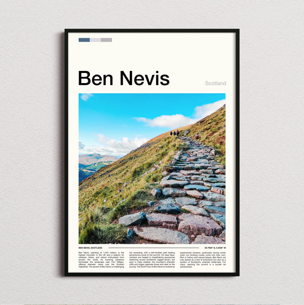 Ben Nevis - Stone Mountain Path - Travel Print