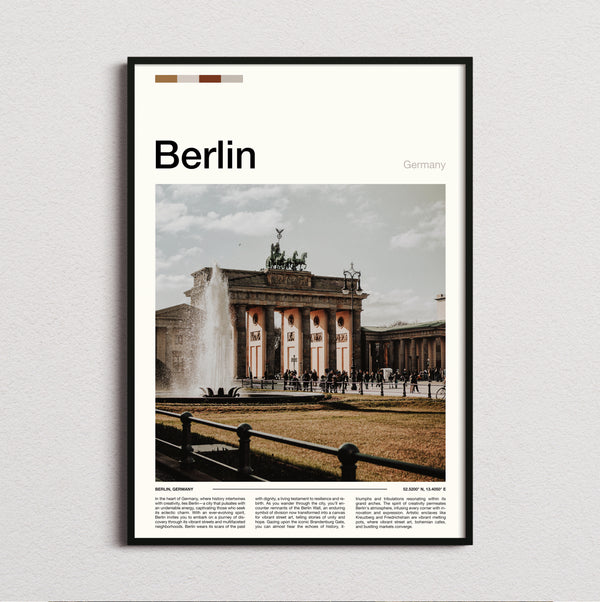 Berlin - Brandenburg Gate - Travel Print