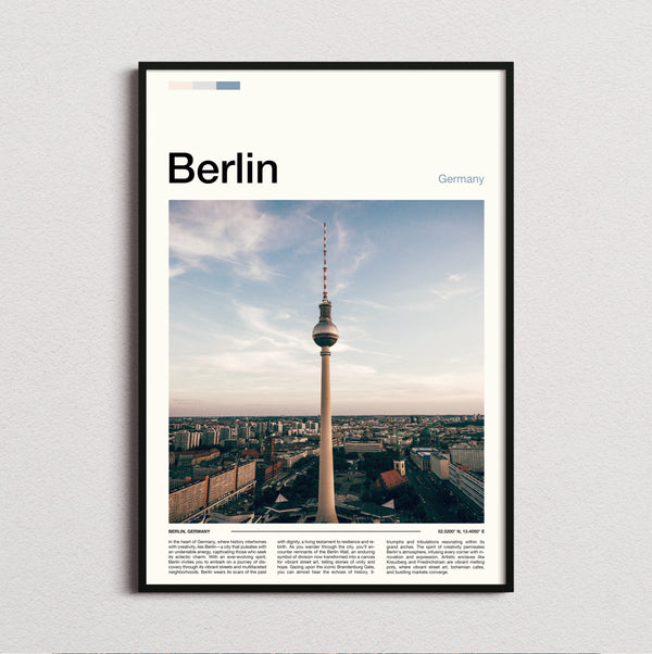 Berlin - Television Tower - Travel Print