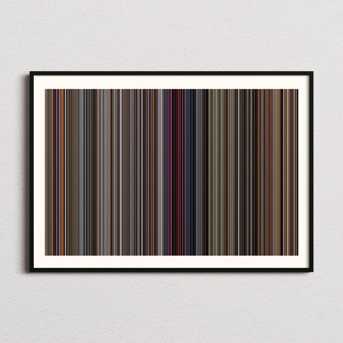 Beverly Hills Cop II Movie Barcode Poster - Barcode Only