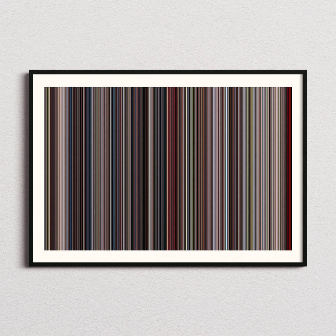 Beverly Hills Cop Movie Barcode Poster - Barcode Only