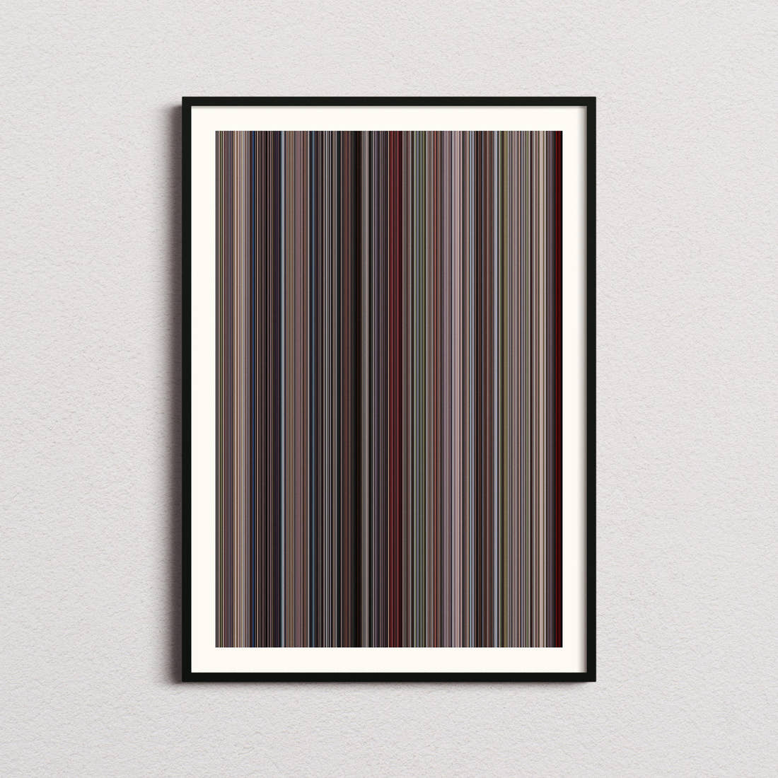 Beverly Hills Cop Movie Barcode Poster - Barcode Only