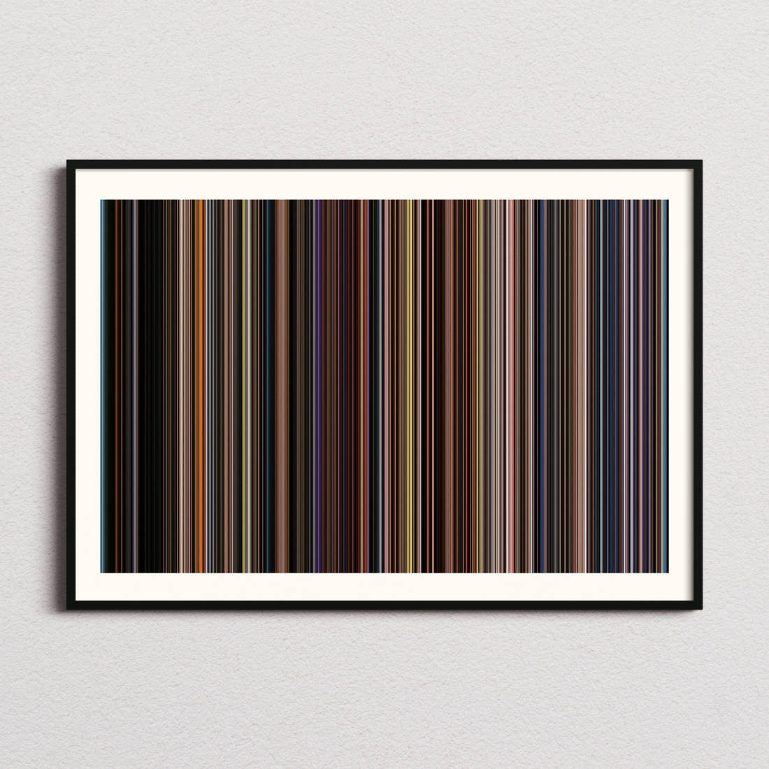 Big Fish Movie Barcode Poster - Barcode Only