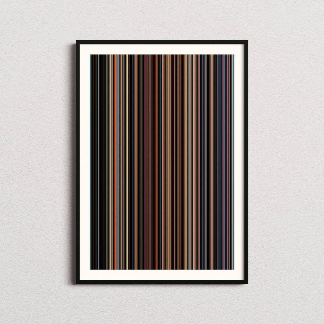 Big Fish Movie Barcode Poster - Barcode Only
