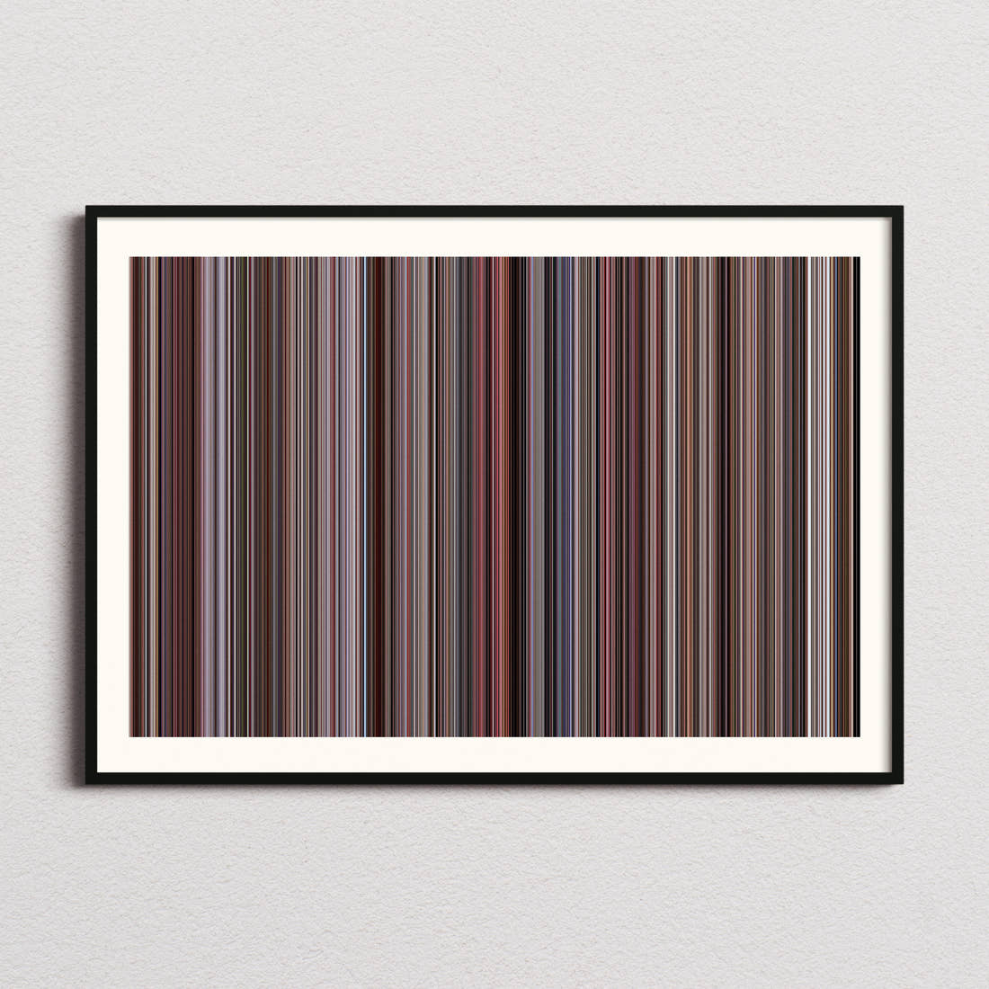Big Movie Barcode Poster - Barcode Only
