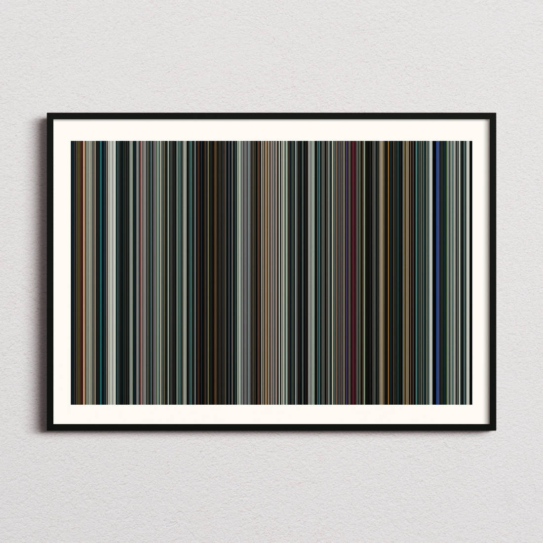 Biggest Heist Ever Movie Barcode Poster - Barcode Only