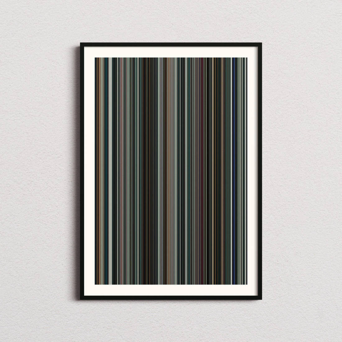 Biggest Heist Ever Movie Barcode Poster - Barcode Only