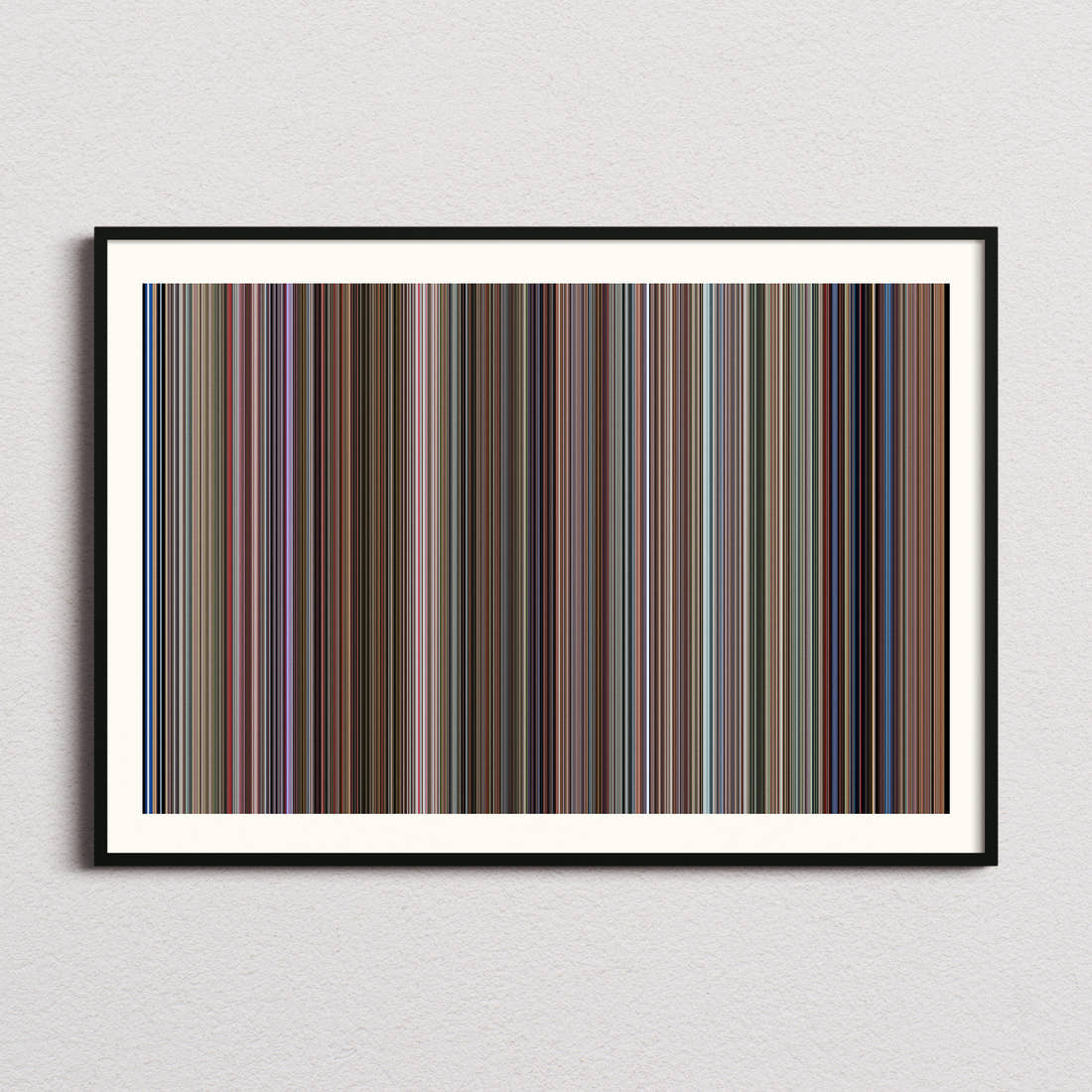 Bill & Ted's Excellent Adventure Movie Barcode Poster - Barcode Only