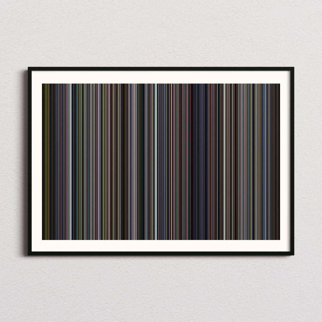 Billy Elliot Movie Barcode Poster - Barcode Only